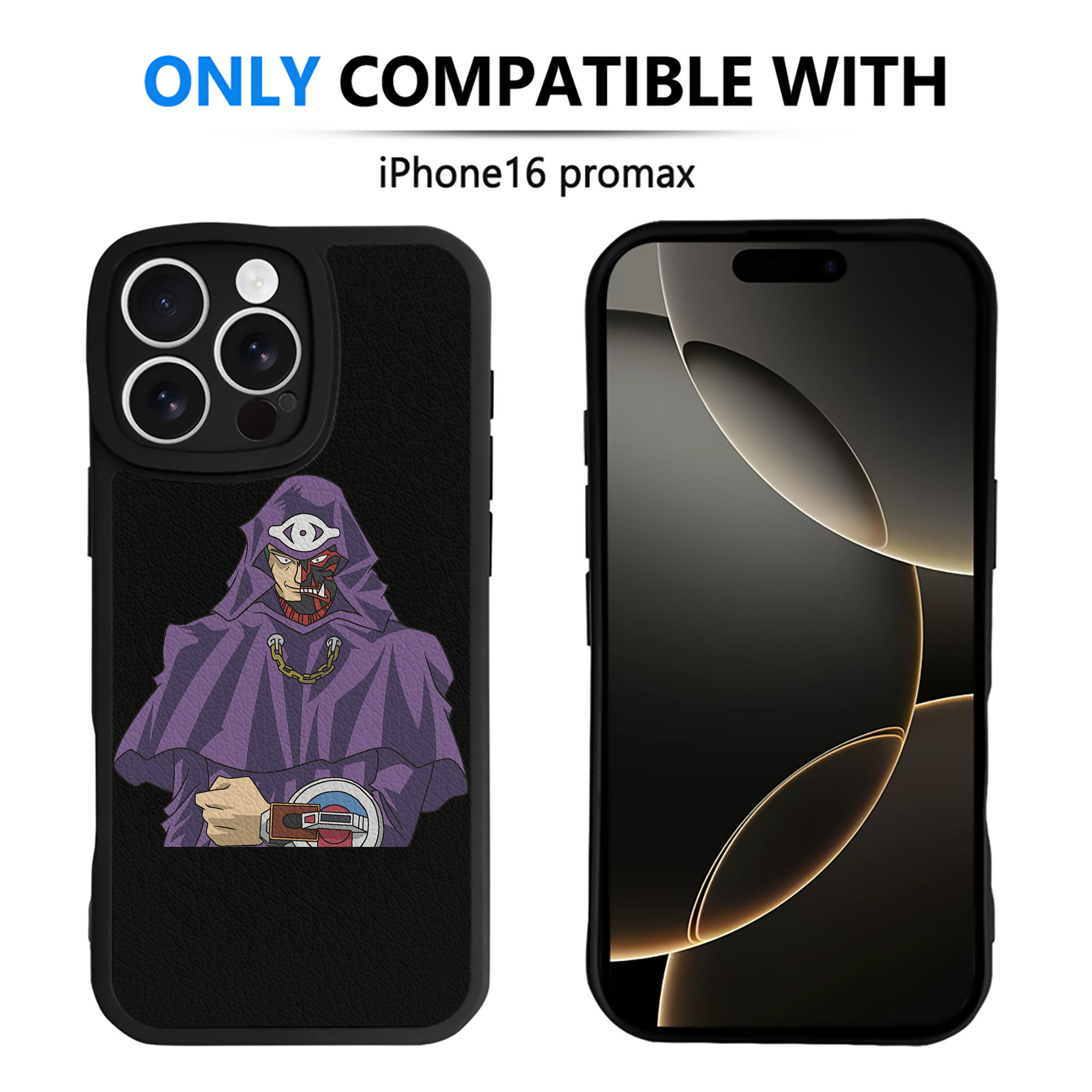 （画像用） 遊☆戯☆王 Yu-Gi-Oh! 【iPhone 16シリーズ対応】シリコンスマホケース（レザー調） 材質：シリコン